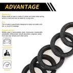 Set of 5 Oil Seal Rotary Shaft Seal NBR Rubber 45x65x10mm