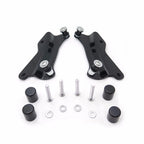 4-Point Docking Hardware Kit w/ Covers for Harley Touring (2014–2019) Gloss Black