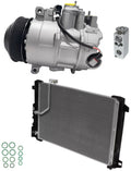 AC Compressor Kit with Condenser for Mercedes E550 5.5L (2011–2016)