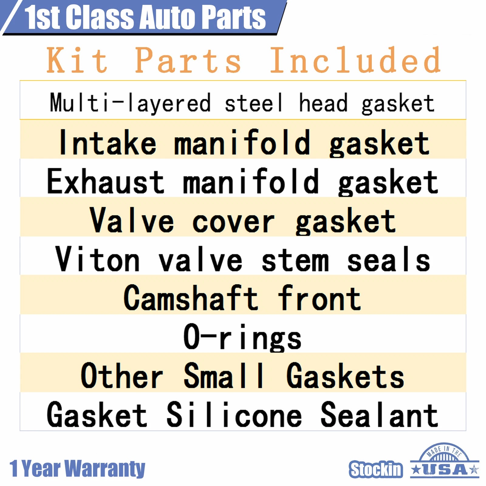 Cylinder Head Gasket Set for Honda CR-V 2.0L L4 16V (1997–2001)