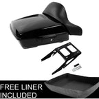 Chopped Trunk Backrest Mount Rack for Harley Sport Glide FLSB (2018–2022)