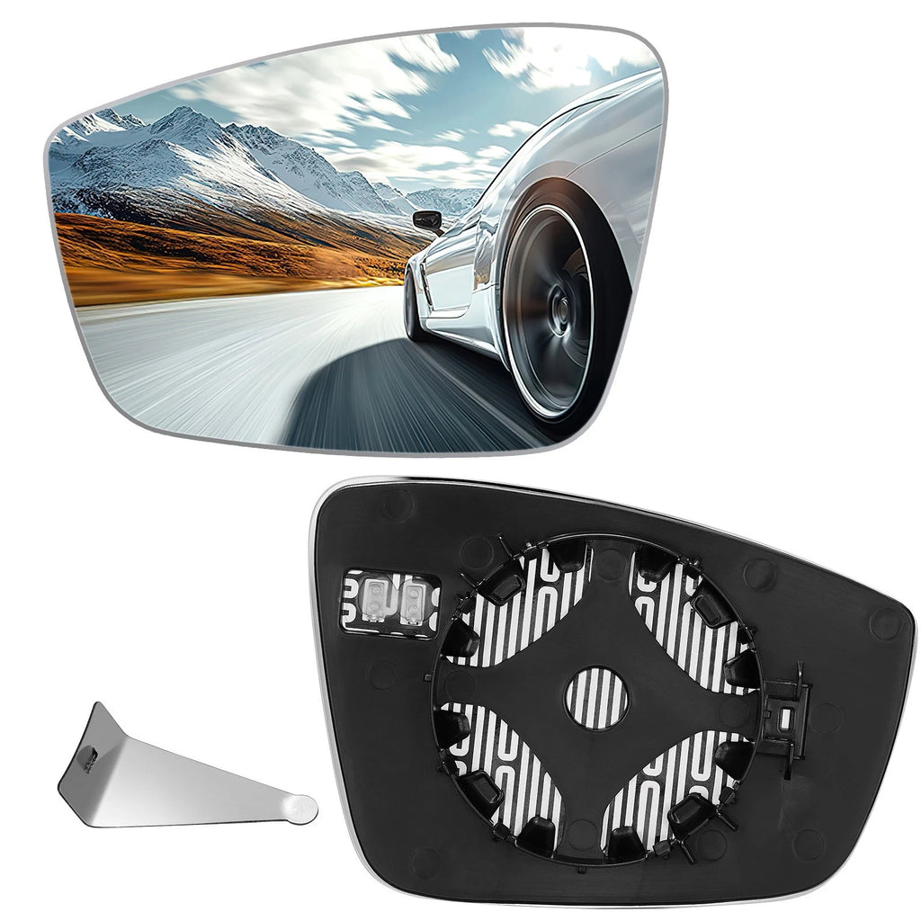 Heated Driver Side Mirror Glass for Volkswagen Passat (2012–2015) 561857521A