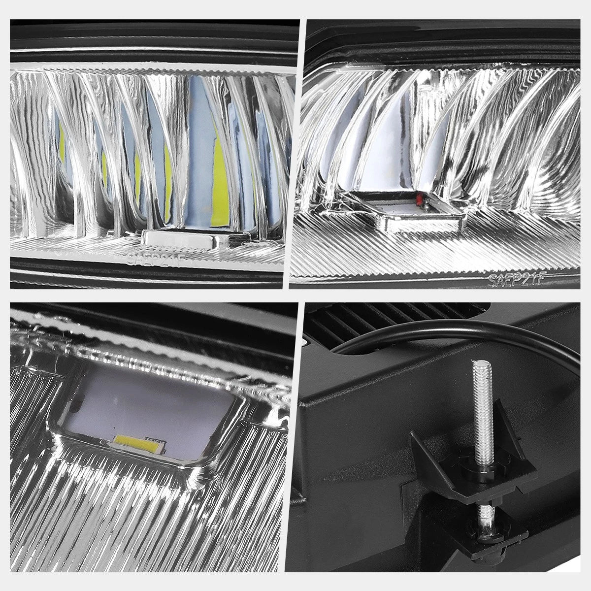 Clear Lens LED Fog Lights for International Harvester LT625 (2018–2022)