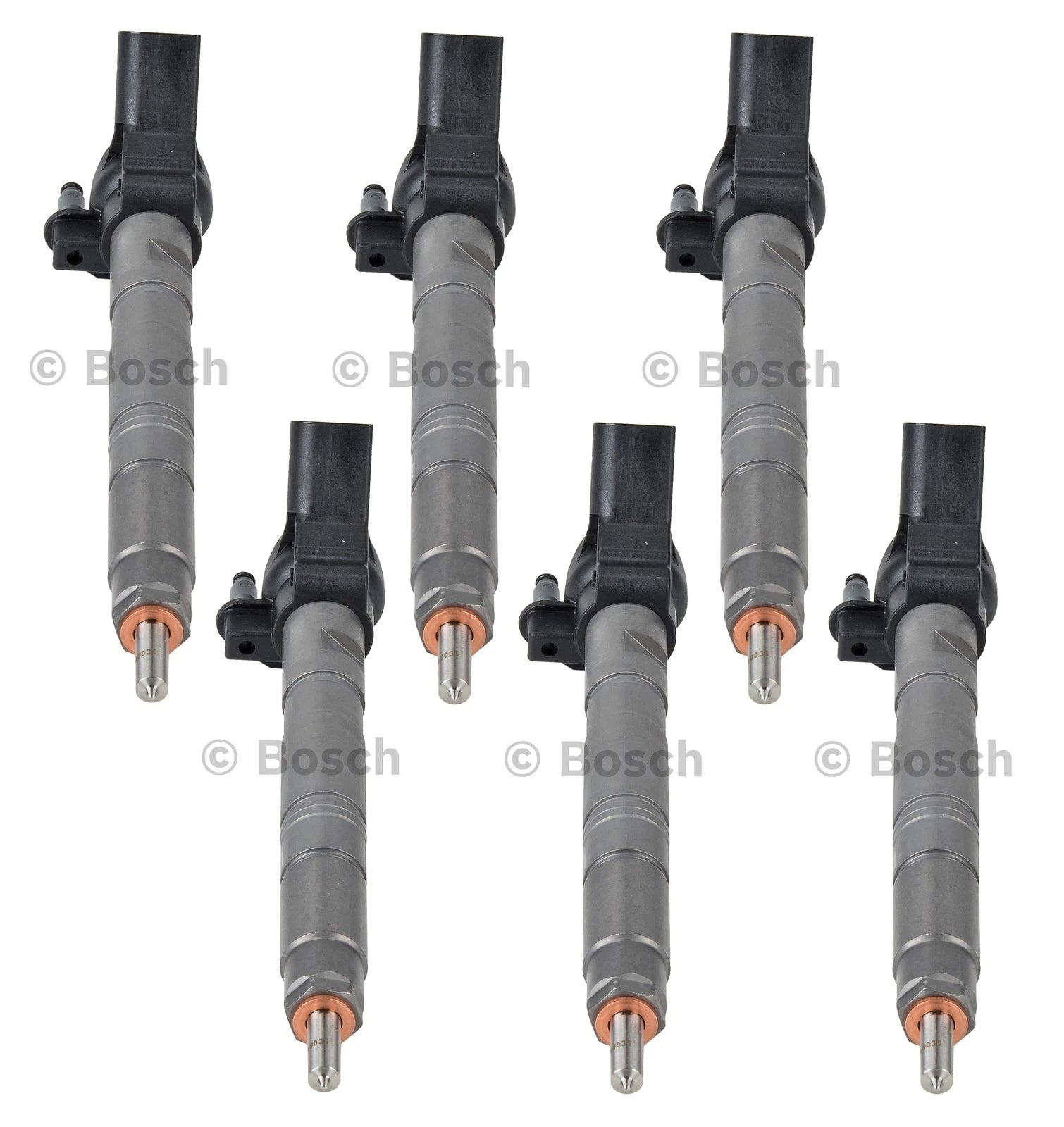 Set of 6 Bosch Fuel Injectors for Audi Q7 VW Touareg 3.0L V6 (2009–2012)
