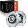 Front Drilled Brake Rotors for Ford F-150, Lincoln Mark LT (2004–2008)