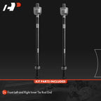 2X Front Inner Tie Rod End for Mitsubishi Outlander (2003-2006)