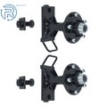 Set of 2 Shipping Container Wheels and Spindle Kit 5×5.5