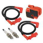 Ignition Coil & Spark Plug Set for Polaris Sportsman 700 800 (2007–2014)