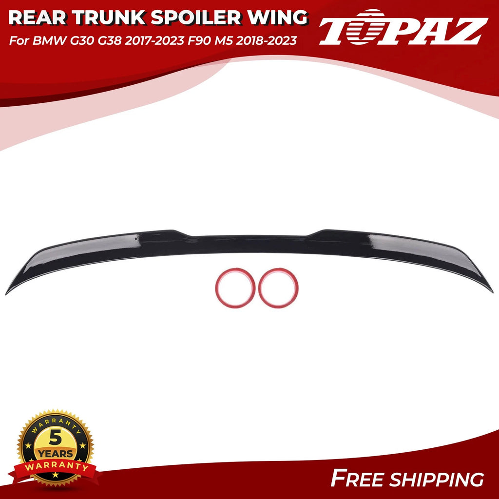 Rear Trunk Spoiler Wing for BMW 5 Series G30 G38 (2017–2023)