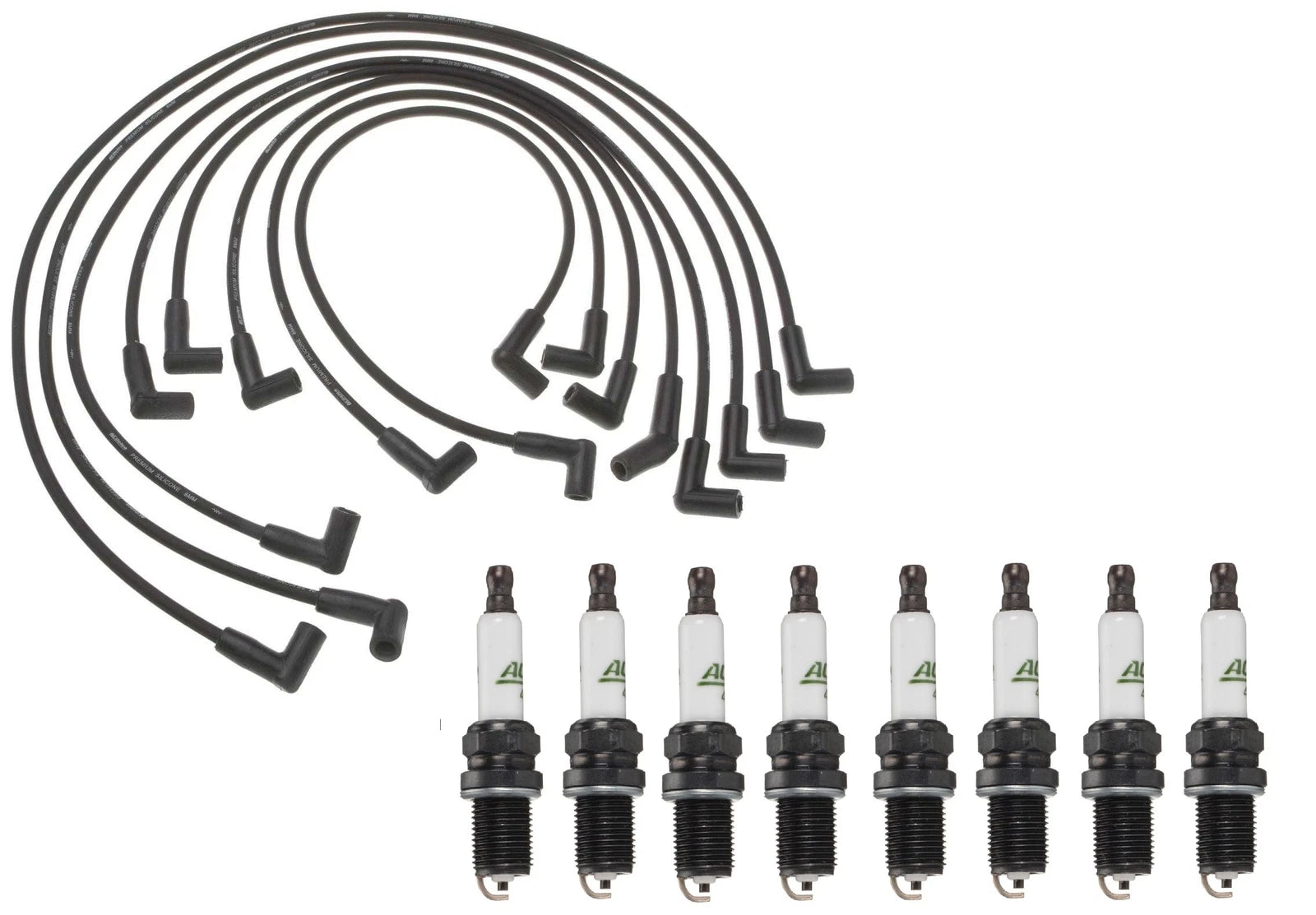 Set of 8 Ignition Wires for Chevy 5.7 V8 (ACDelco)