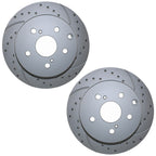 2X Rear Drilled Coat 262mm Brake Rotors for Hyundai Kia
