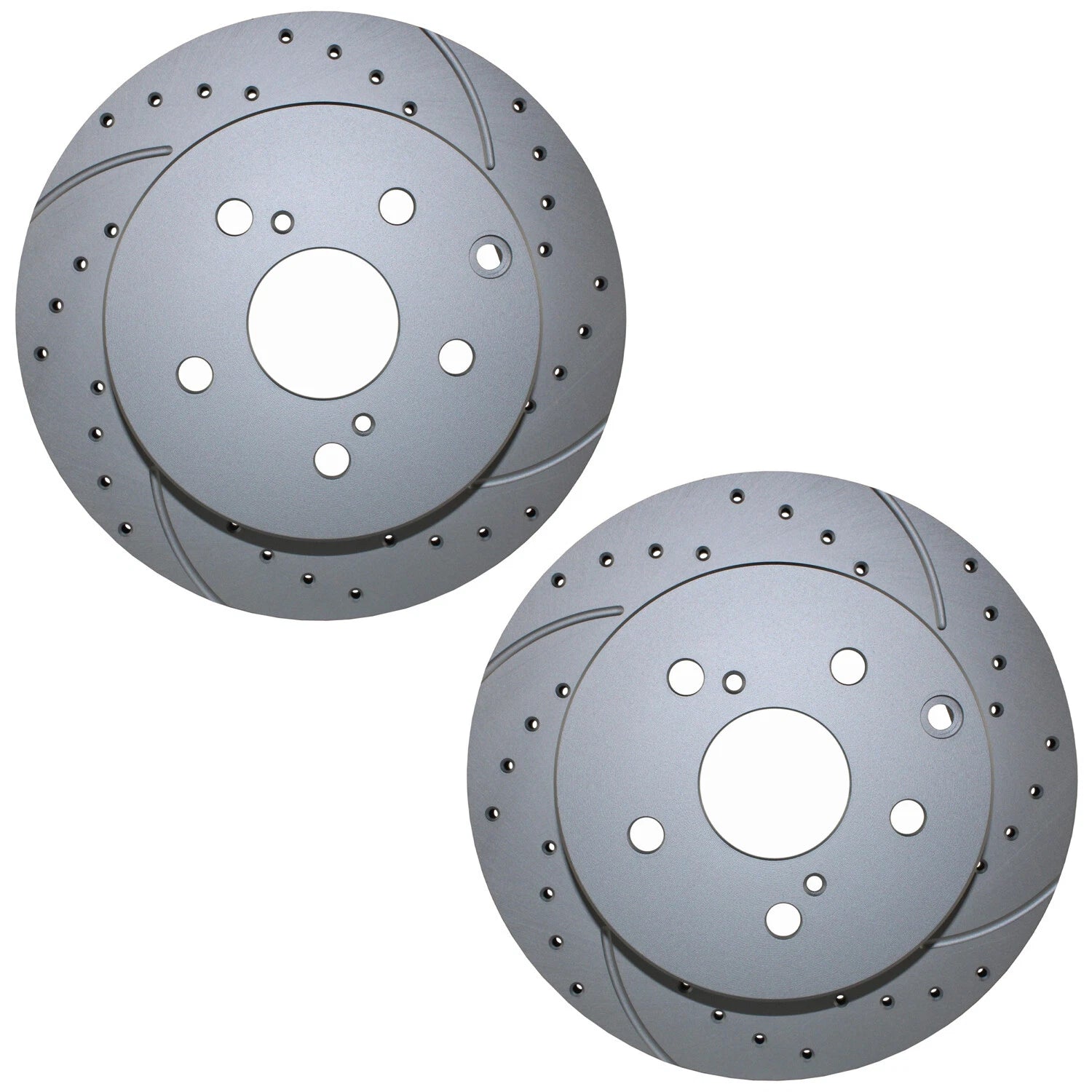 2X Rear Drilled Coat 262mm Brake Rotors for Hyundai Kia