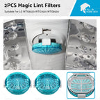 2X Mesh Lint Filters for LG WTG6520 WTG7520 (2015–2021)