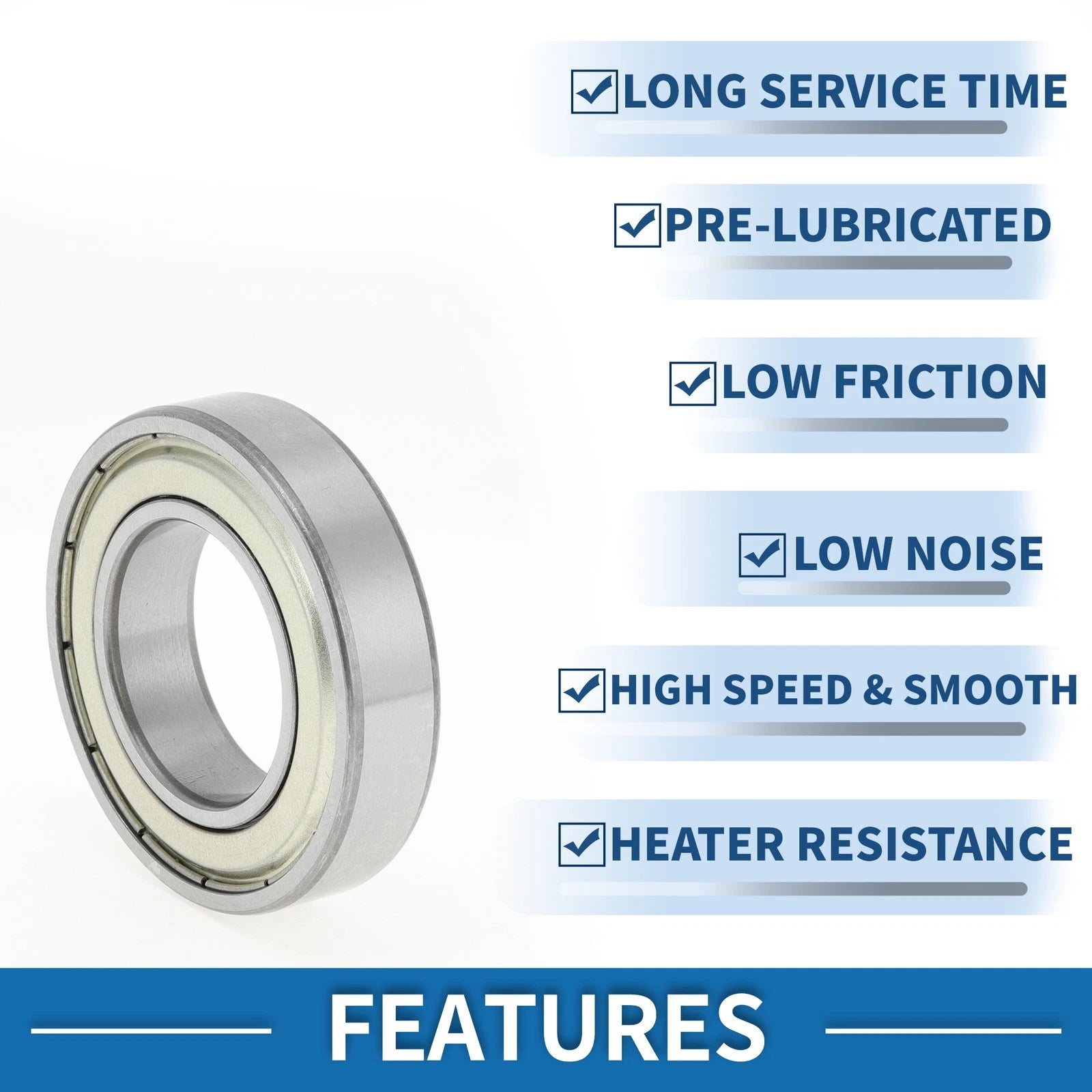 Deep Groove Ball Bearing P4 for Scooter Skateboard Wheel (32x58x13mm)