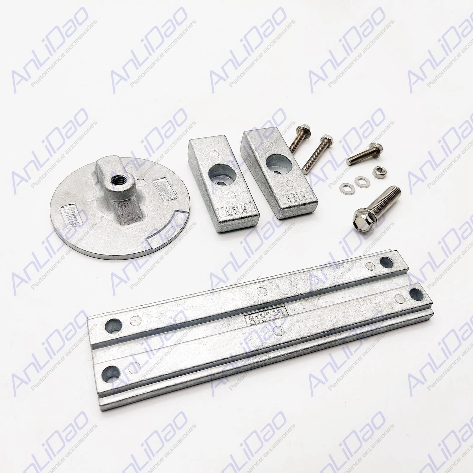 Anode Kit for Mercury Marine L4 Verado OptiMax Outboards (8M0107551)
