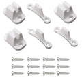 3X Plastic Door Stops with Screws for Boats Caravans Motorhomes