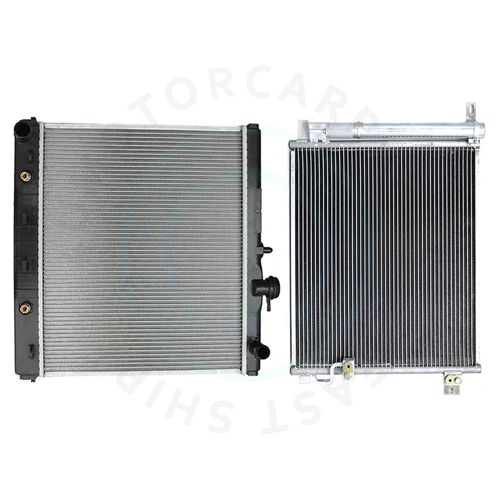 Cooling Kit: Aluminum Radiator & AC Condenser for Hummer H3 (2006–2010)