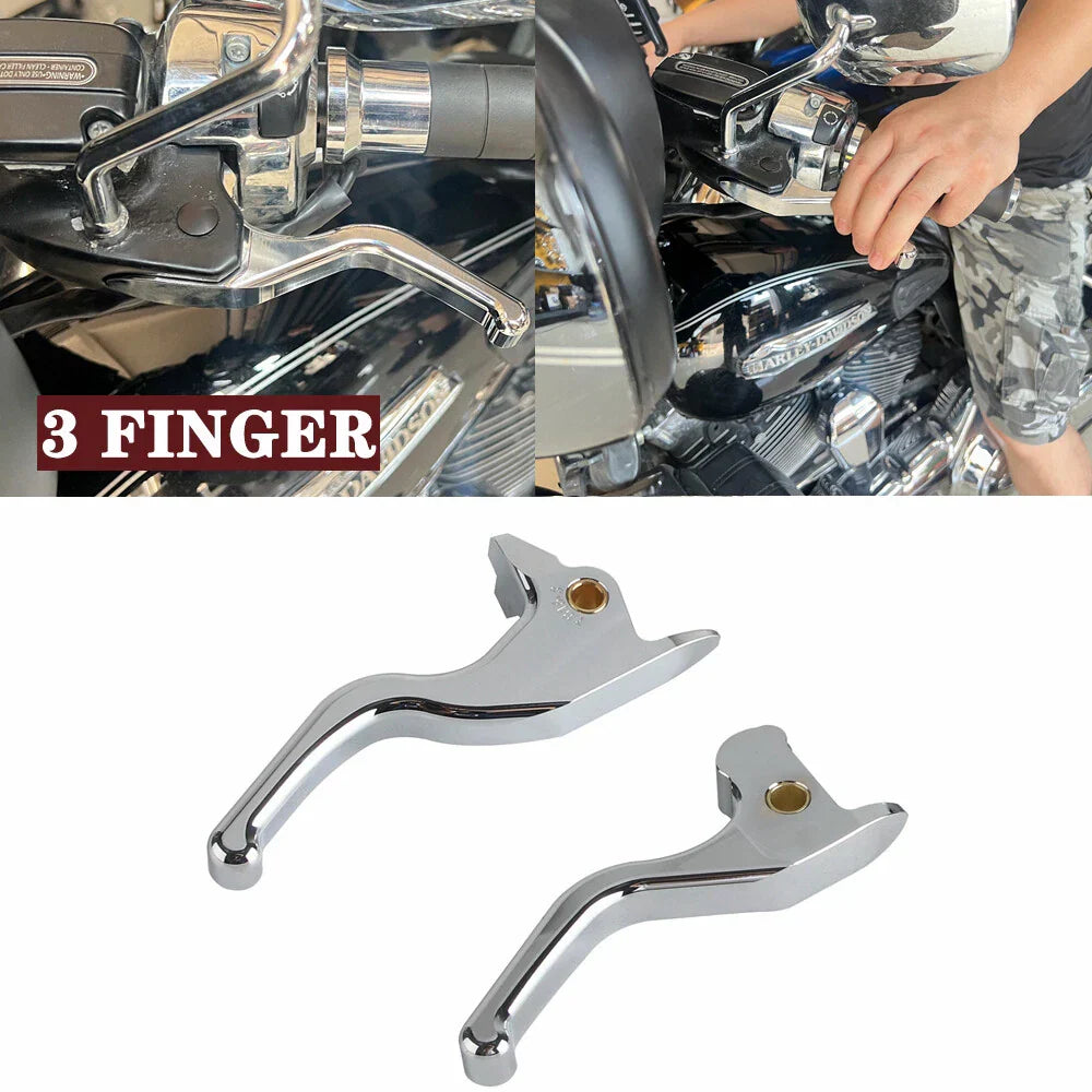 Handlebar Hand Brake Clutch Lever Set for Harley Softail Fat Boy (2016)