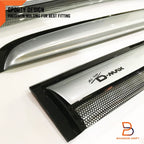 Silver Visor Rain Shield Wind Deflector for Isuzu D-Max (2012-2019)
