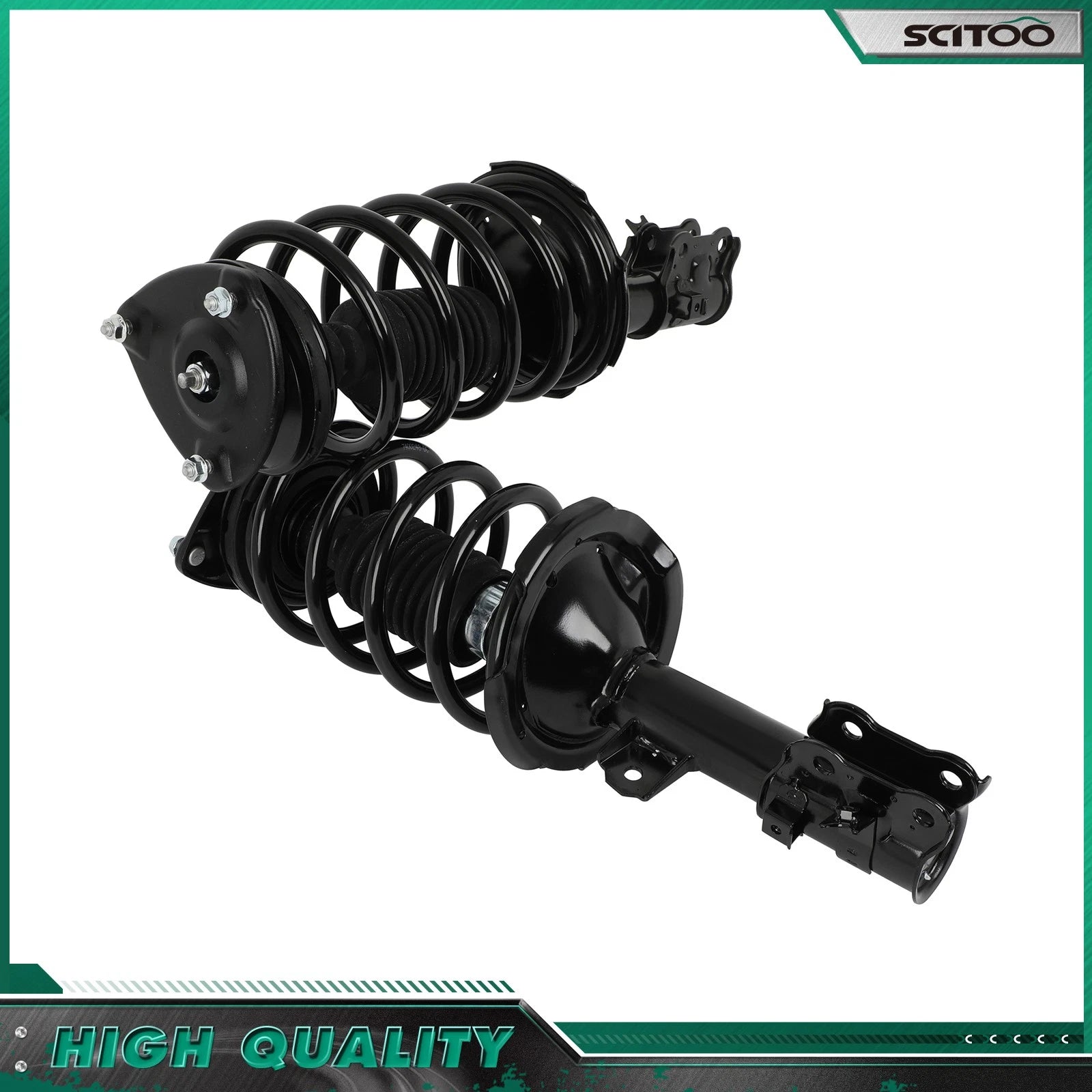 Front Complete Struts Shocks with Springs Assemblies for Kia Rio (2006–2011)