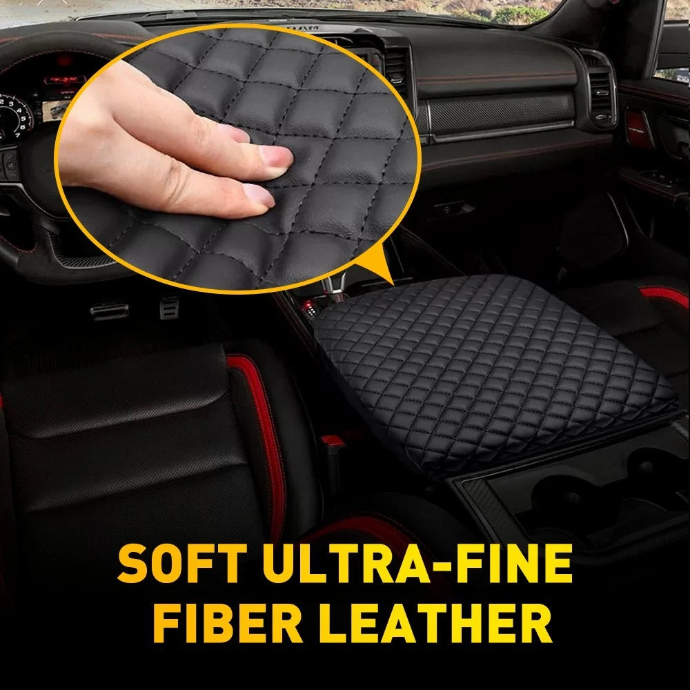 Center Console Lid Armrest Cover Leather for Dodge Ram 1500 2500 3500 (2019–2024)