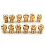 6mm Carburetor Main Jets for Dellorto SHA PHBG (75-102) - 12pcs