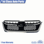 Front Grille Set with Moulding Trim for Subaru Impreza (2012-2016)