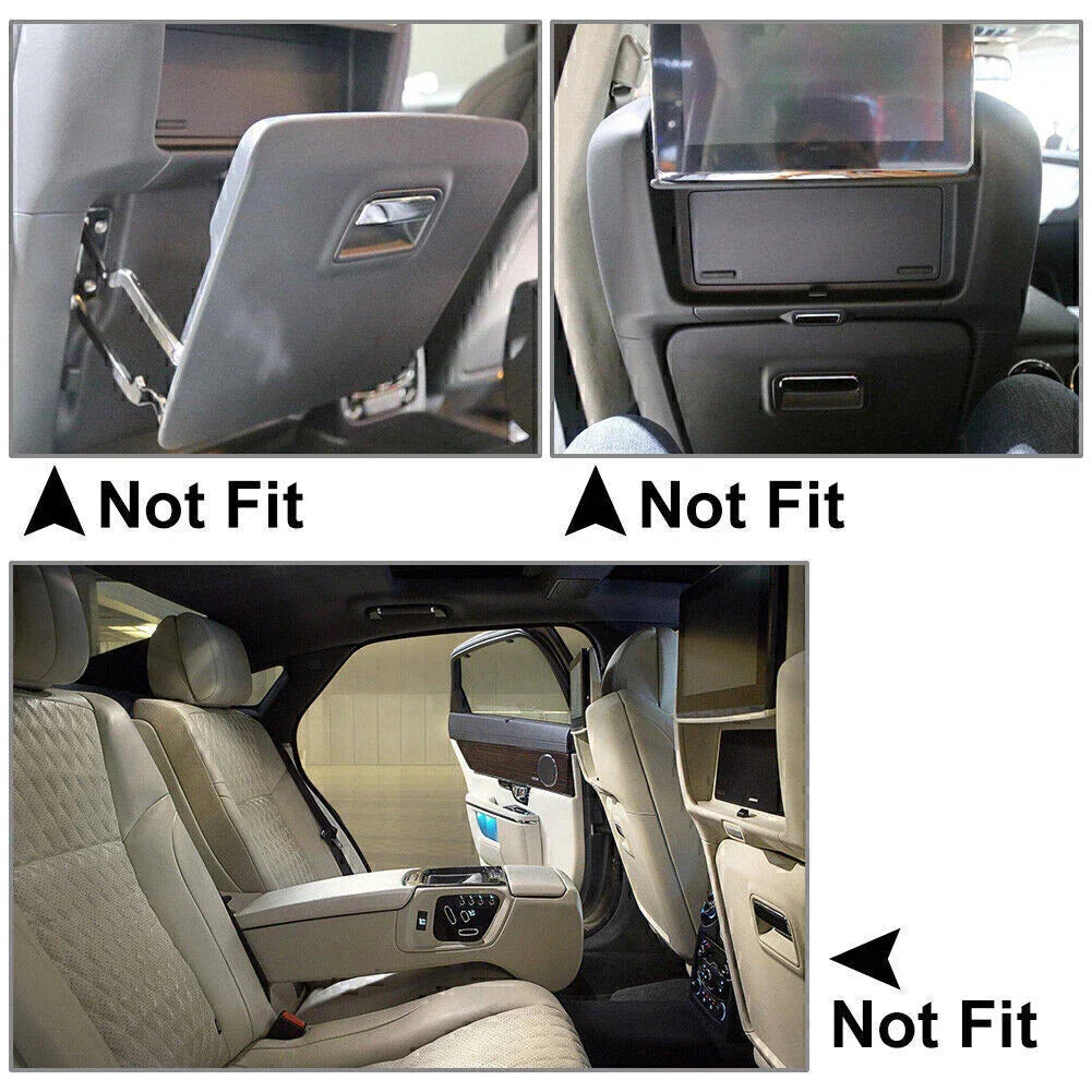 Black Plastic Front Seat Picnic Tray Latch for Jaguar XJ (2010-2015)
