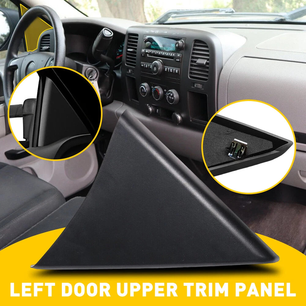 Front Door Upper Trim Panel for Chevrolet Silverado GMC Sierra (2014–2019)