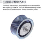 Drive Belt Idler Pulley for BMW X6 (2008–2011) No. 11287627053 Silver Tone
