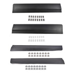 Set of 4 Lower Door Trim Molding for Cadillac XT5 (2017–2025) Black