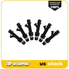 Set of 6 Fuel Injectors for Chevrolet Trailblazer GMC Envoy Isuzu Ascender