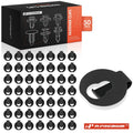 50Pcs Metal Throttle Rod Retaining Clip for Chevy GMC Pontiac