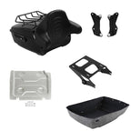 Trunk Backrest Pad Rack Mount Plate for Harley Touring (2014–2023)