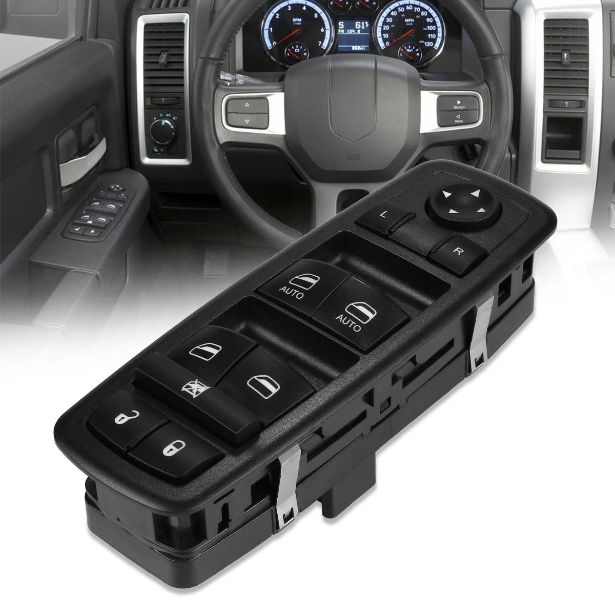 Driver Side Door Master Electric Power Window Control Switch for Ram Truck (2009–2012)