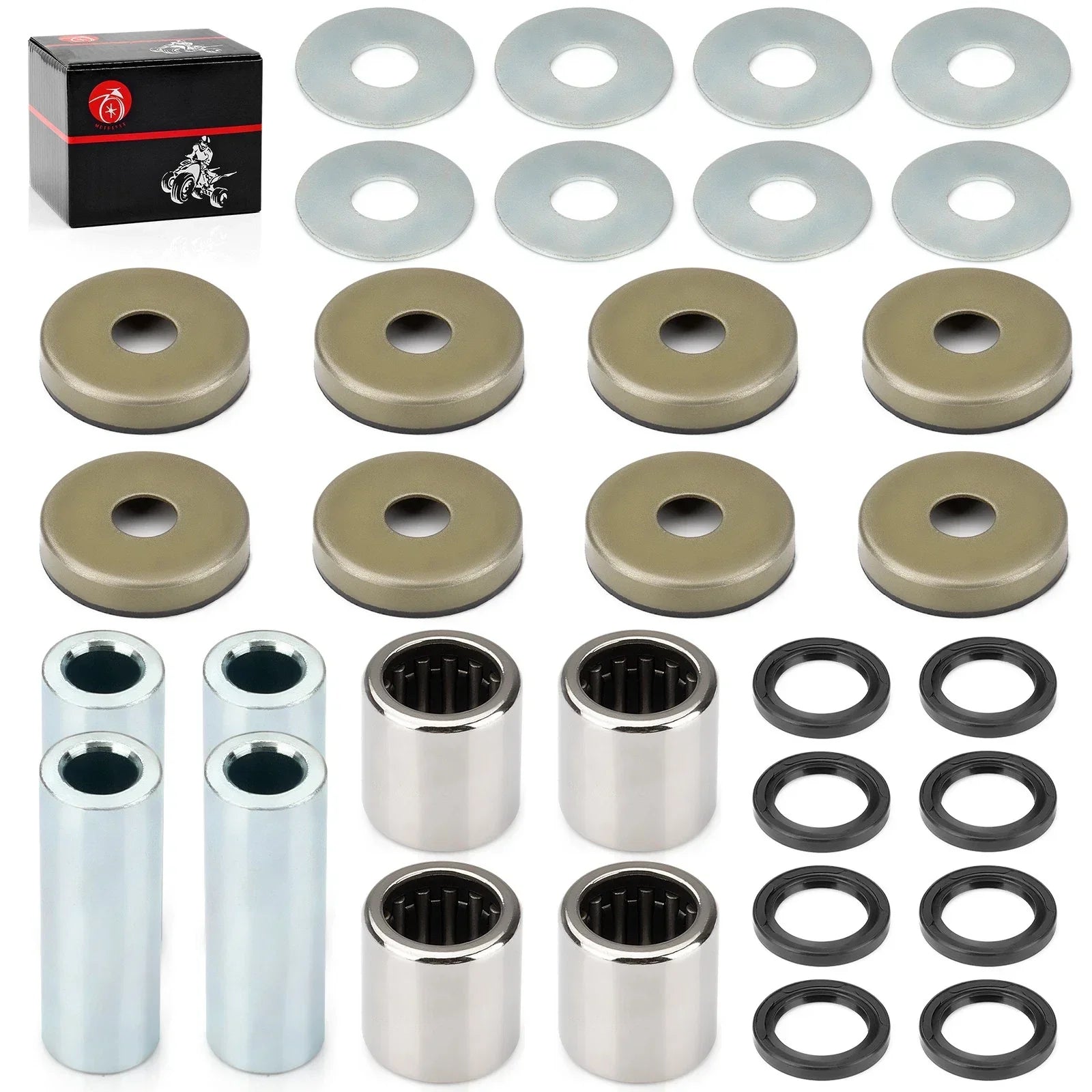 Front Lower A-Arm Bushing Shaft Seal for Suzuki LT-Z400 Quadsport (2003–2008)