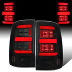 Full LED Tail Lights for Dodge Ram 1500 2500 3500 (2009–2018)
