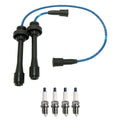 NGK Wire Set & Denso Spark Plugs Kit for Miata Protege (1990–2005)