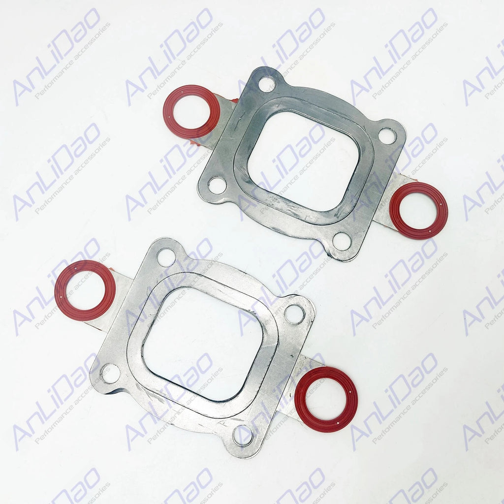 2Pcs Exhaust Manifold Elbow Gasket for MerCruiser V6 V8 (27-864547A02)