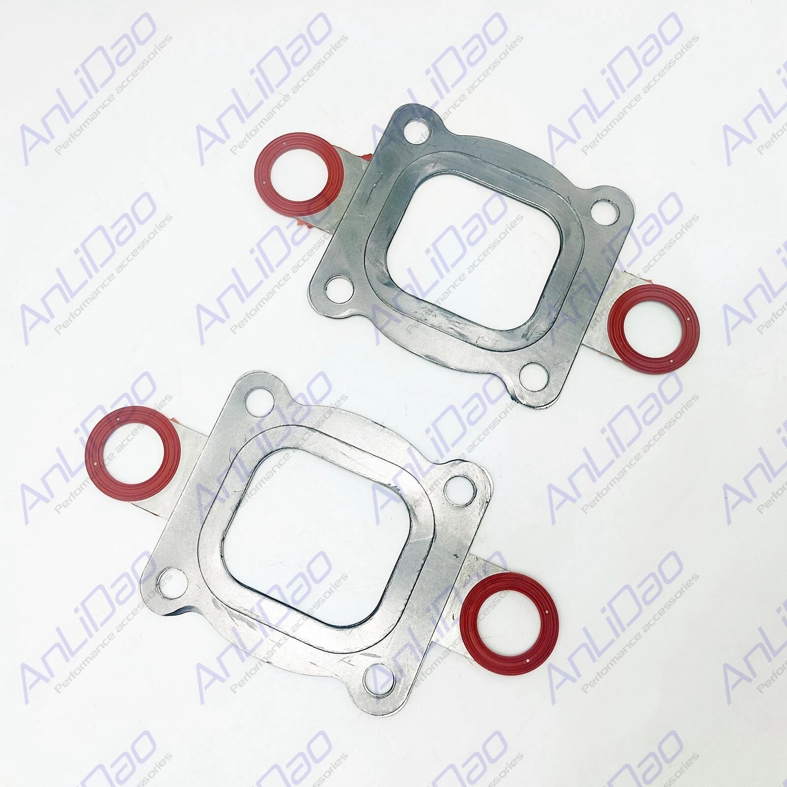 2Pcs Exhaust Manifold Elbow Gasket for MerCruiser V6 V8 (27-864547A02)