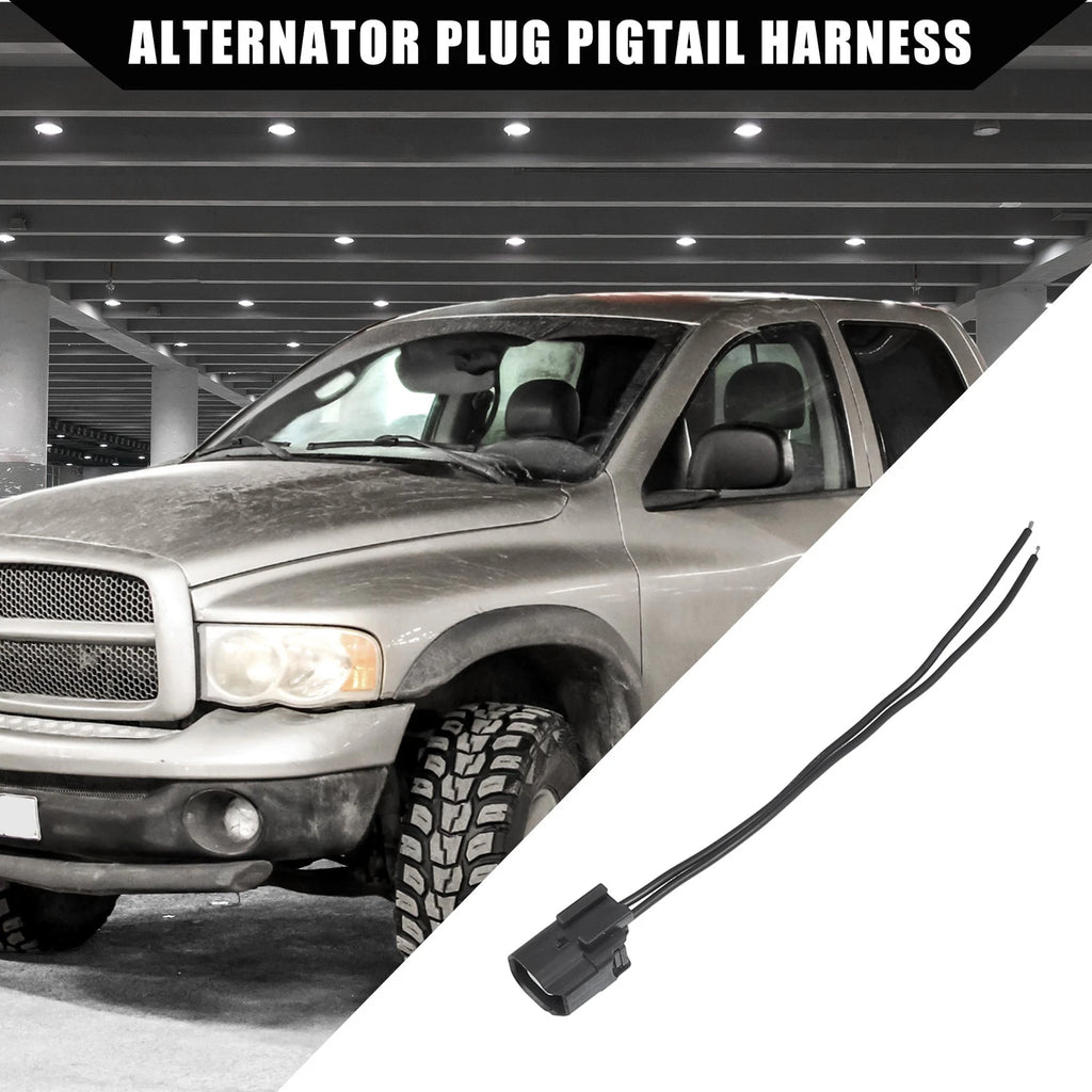 2 Pin Alternator Plug Pigtail Harness for Dodge Ram 1500 2500 3500 4500 