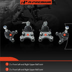 Set of 4 Ball Joints for Chevy Colorado GMC Canyon (2004–2012)
