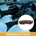 Dashboard Cover for Mercedes-Benz C-Class (2011–2013) Dash Mat Carpet Brown