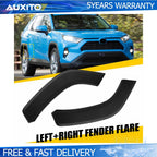 Set of 2 Rear Door Flare Trim Molding for Toyota RAV4 (2019–2024)