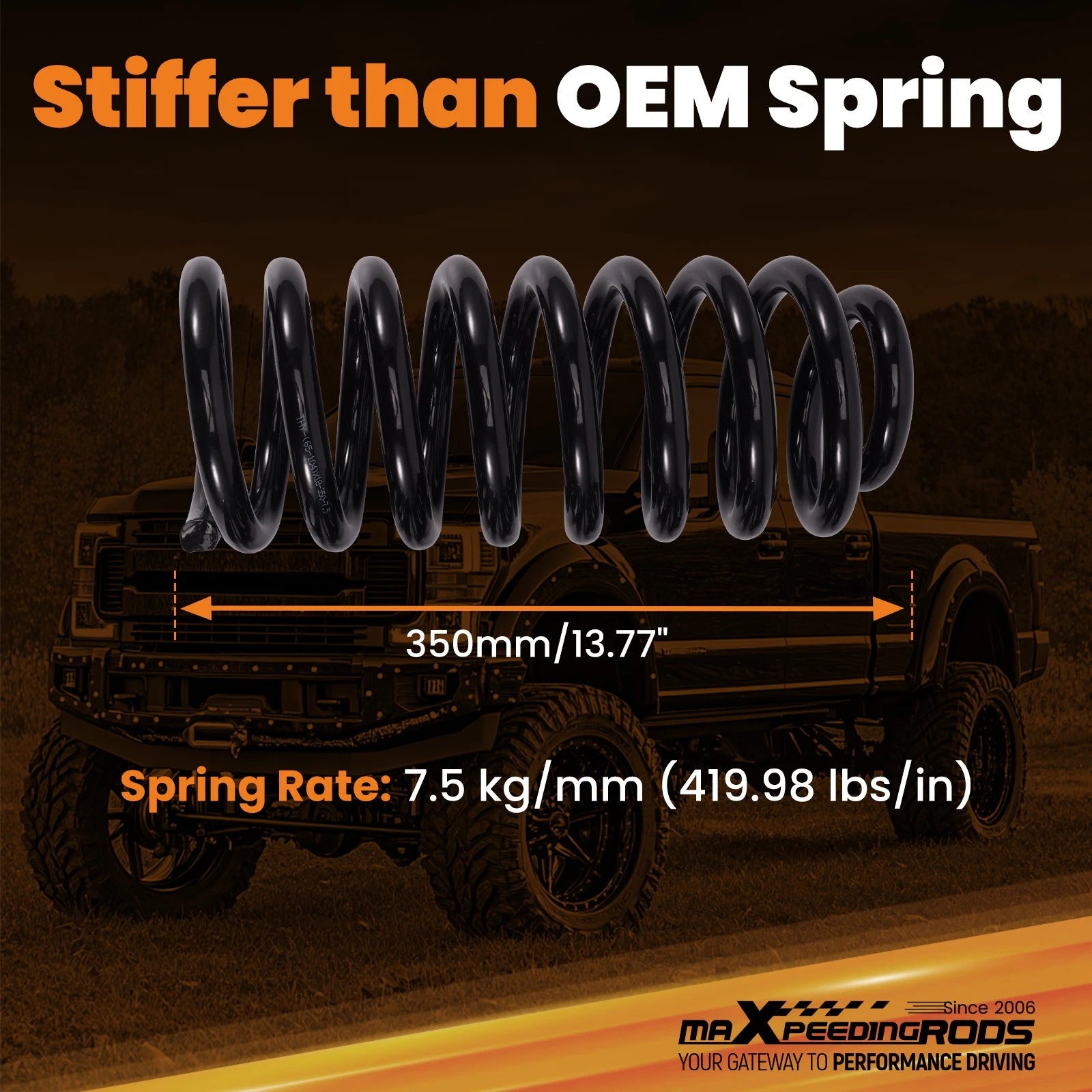 Lowering Kit for Ford F100 F150 2WD (1973–1979) 3" Front 3"-4" Rear