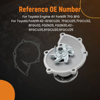 Engine Water Pump for Toyota 4Y 7FGU18 8FGU20