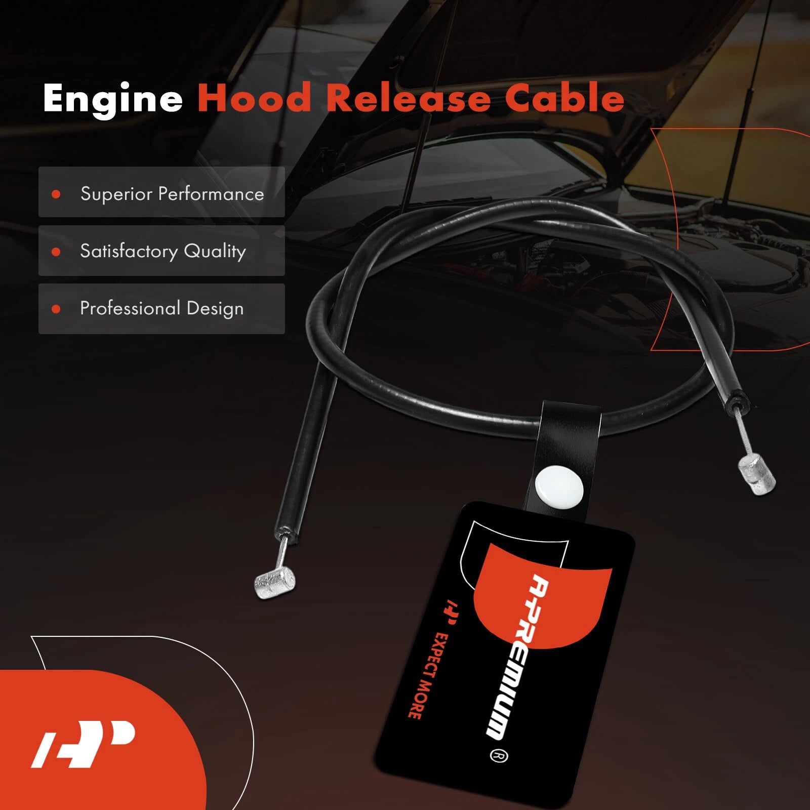 Hood Release Cable for BMW 525i 530i 540i (1997–2003)