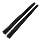 Black 4in Oval Straight w/2 Pads Step Nerf Bar for 09-19 Dodge Ram 1500 Ext Cab