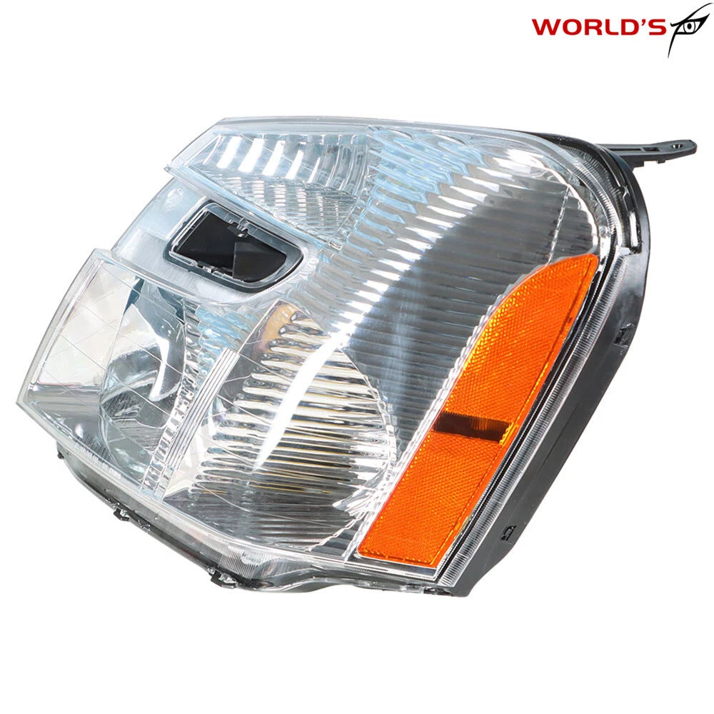 Headlight Assembly for Chevy Equinox (2005–2009) Chrome Housing Clear