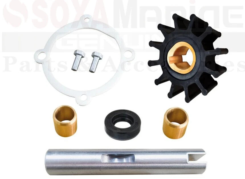 Impeller Shaft Kit for Volvo Penta AQ165A 170 A B C MD21 (1970–1990) 875383